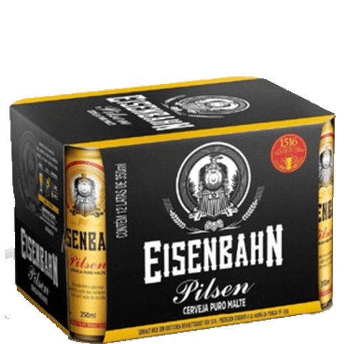 CERVEJA EISENBAHN PILSEN ML CX C UN